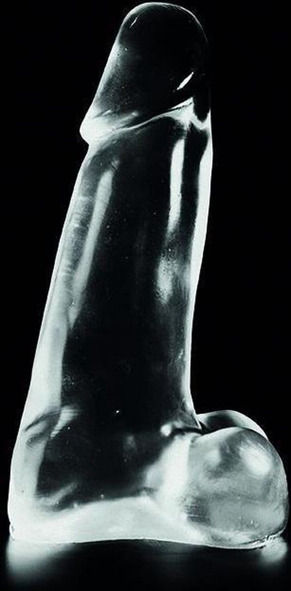 Dark Crystal Dildo 26 x 7 cm - transparant