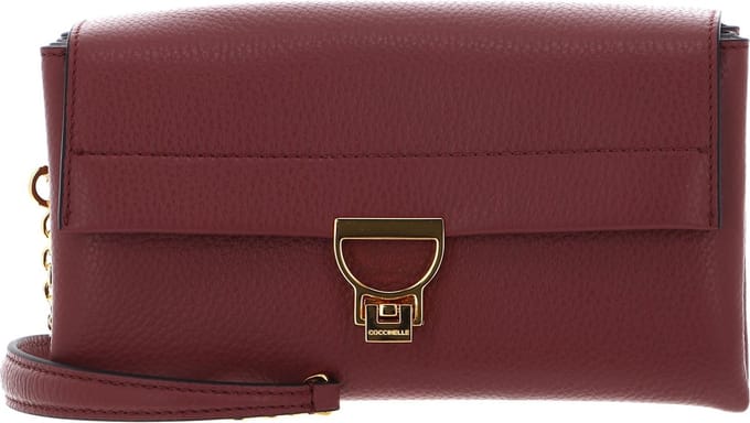 COCCINELLE Leren Schoudertas Arlettis Handbag Brandy Bruine
