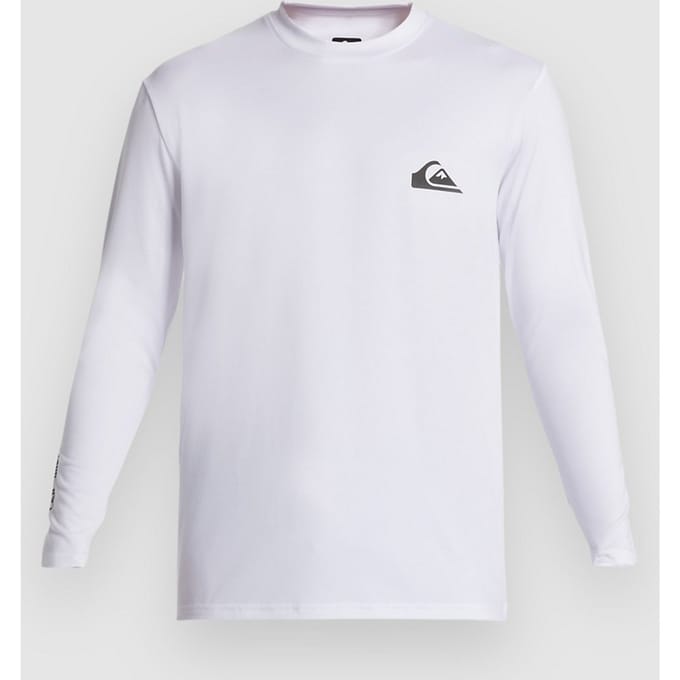 Quiksilver Surf Rash Guard Met Lange Mouwen Wit 2XL Man
