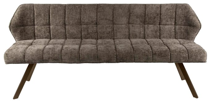 AnLi Style Eetkamerbank Raster taupe bruin