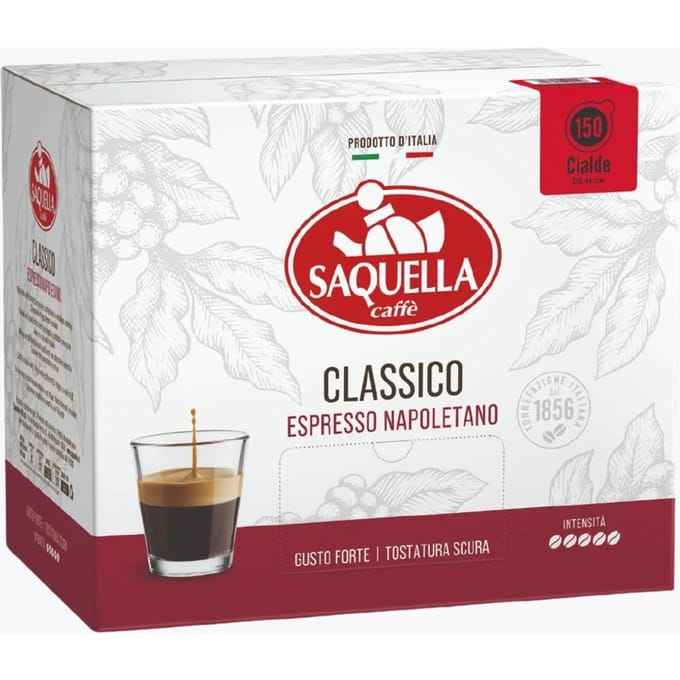 Saquella Caffè Cialde ESE Classico Neapoletano 150er