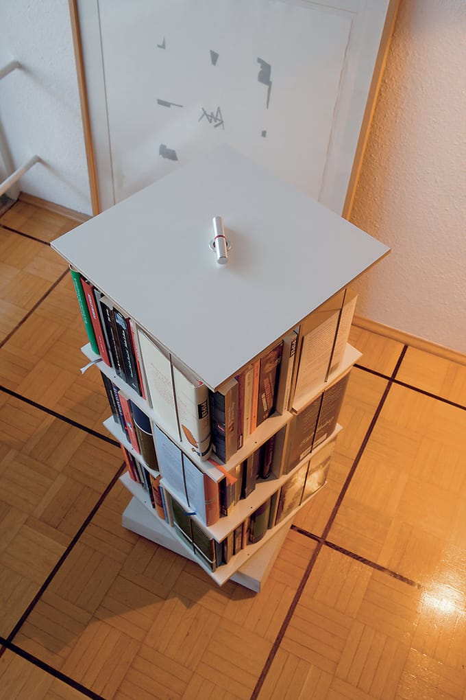 Moormann - Buchstabler M - boekentoren - wit (FU) - M