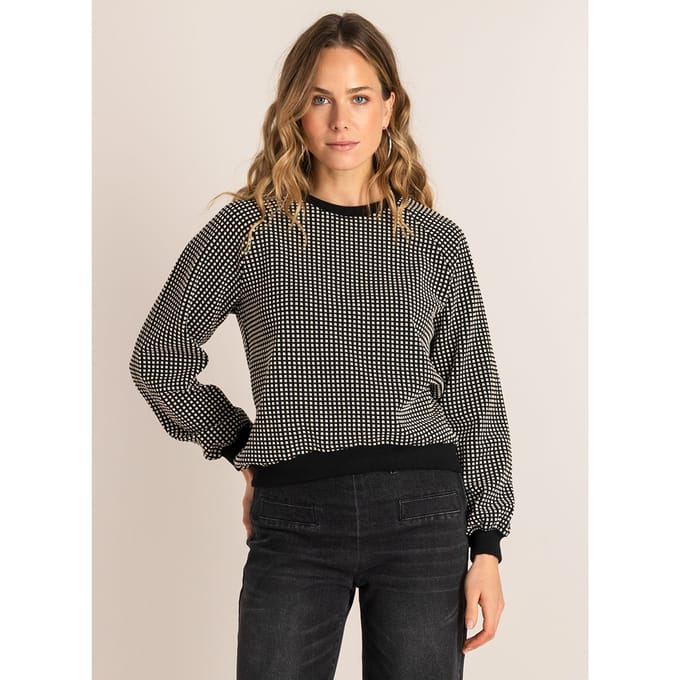 IVY BEAU Sabien - Black/Off White - maat 44