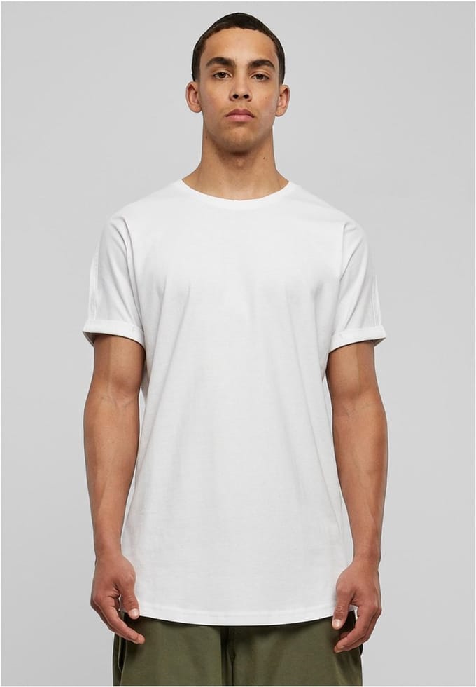 Urban Classics T-shirt Long Shaped Turnup Tee