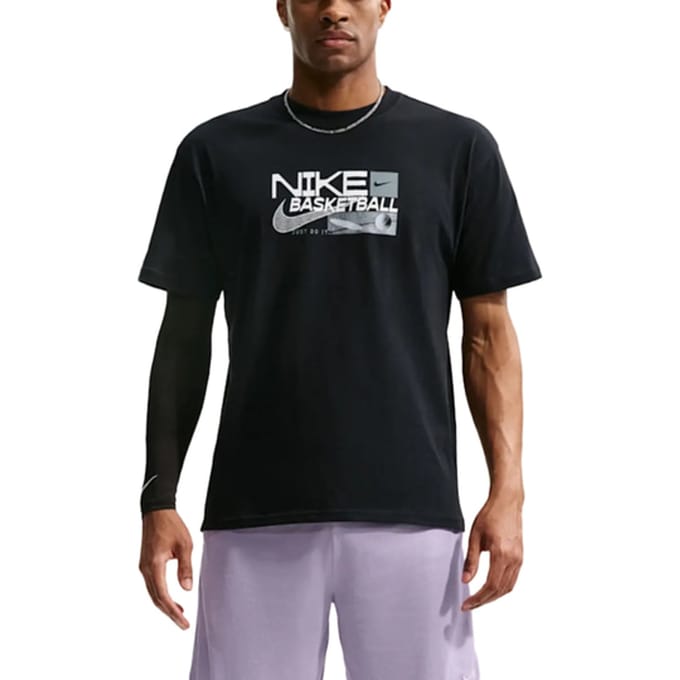 Nike Basketball T-shirt Zwart K010