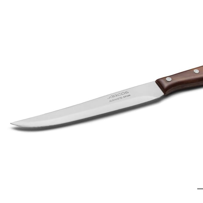Groentemes - ARCOS - Latina - 105 mm - Roestvrij staal - Traditioneel houten handvat