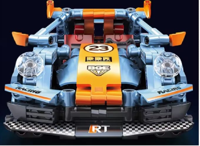 Raceauto bouwset – 523 stuks