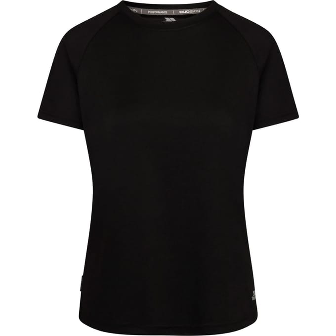 Trespass Dames/Dames Claudette Active Top (Zwart)