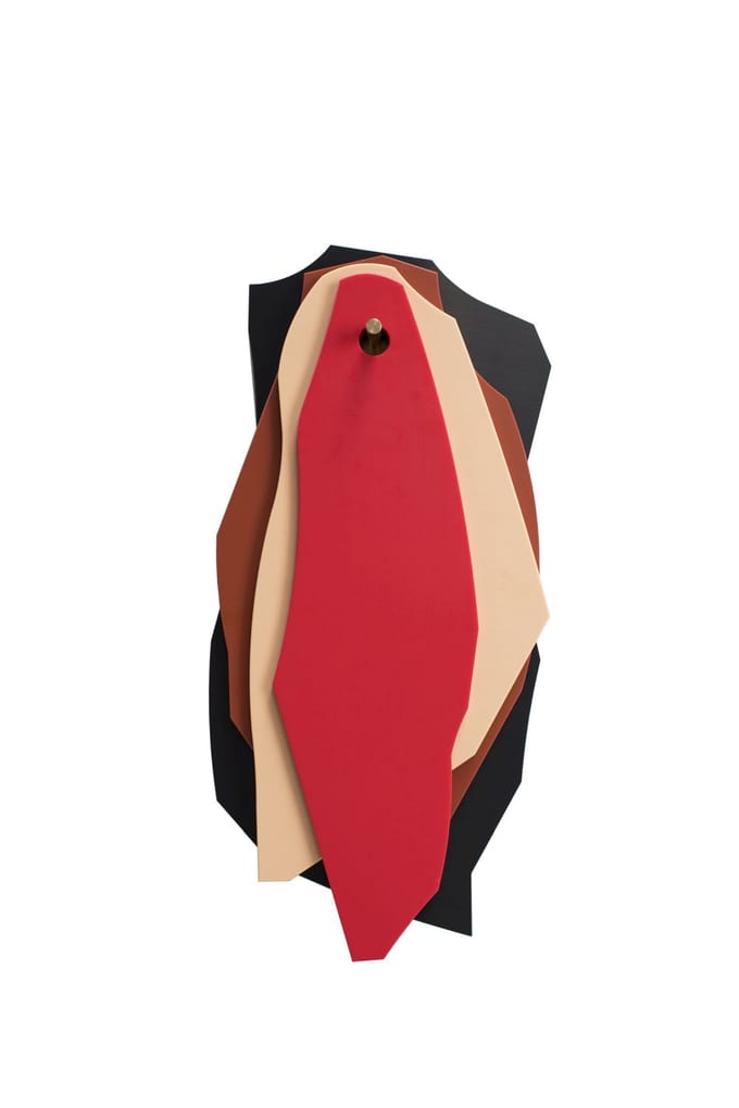 valerie_objects Snijplank Set - red, brown