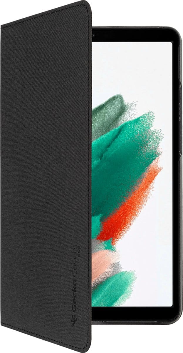 Gecko Covers Hoes geschikt voor Samsung Galaxy Tab A11 / A9 - Easy-Click Eco - Zwart