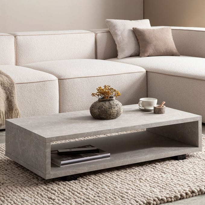Sky Style Aven Steen Beige Salontafel Rechthoek