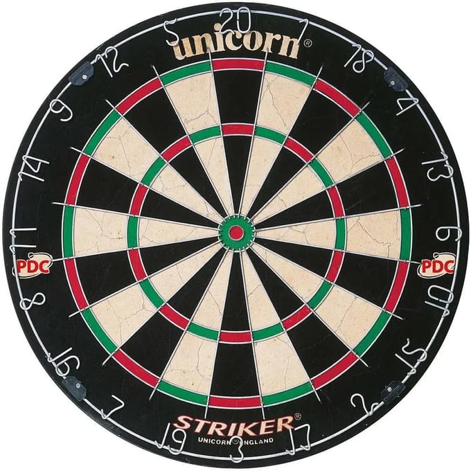 Dartbord met vilt Unicorn Striker