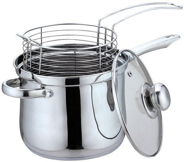 Kinghoff 4581 frietpan - 3,6L - rvs - alle warmtebronnen