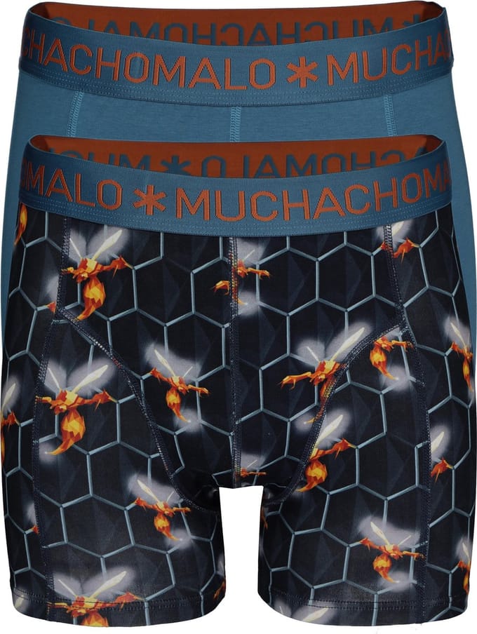 Muchachomalo boxershorts - 2-pack Cotton-Modal - Wasp -  Maat: M
