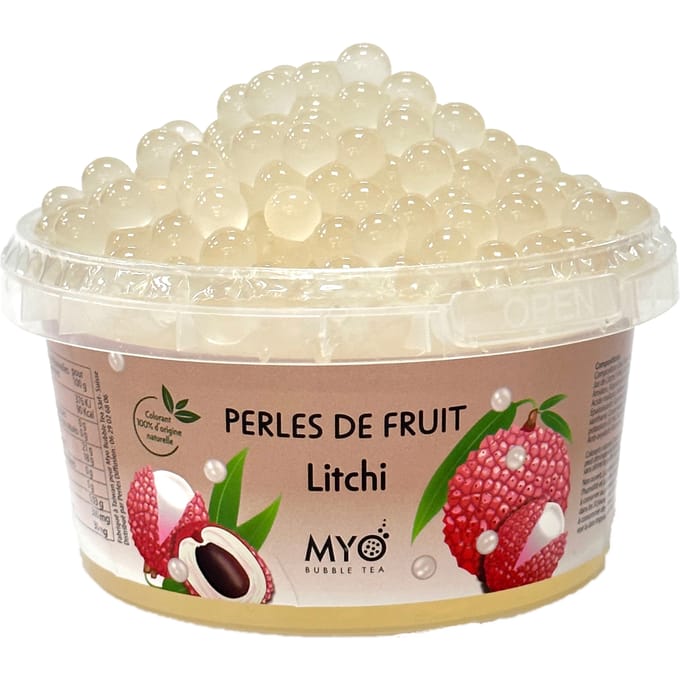 NONE Bobba fruitparels voor bubble tea Myo litchi Lit Yellow