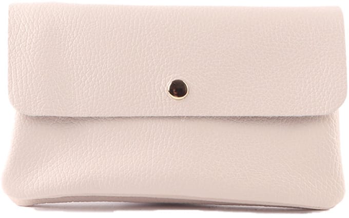 Giuliano lederen schoudertas Filou - Leer - Dames - Made in Italy - Beige