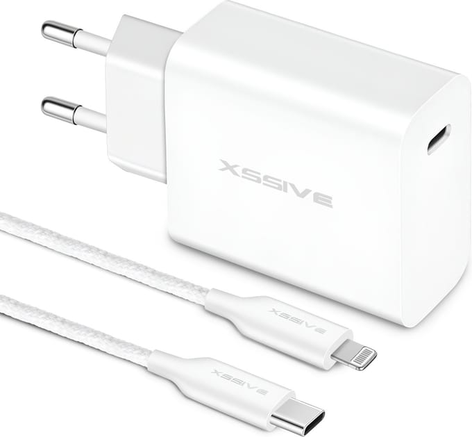 USB-C Snellader + Geschikt voor iPhone Oplader Kabel - 1 Meter