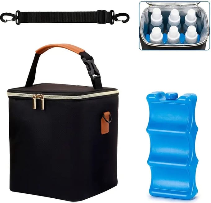 Dutchers.® Luxe Kolftas - Inclusief Koelelement - Koeltas Moedermelk - Geïsoleerd
