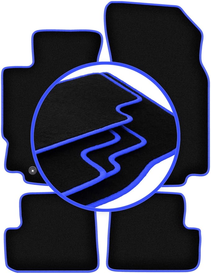 CARLUX-BLUE automatten voor: Peugeot 406 coupé (1995-2004)