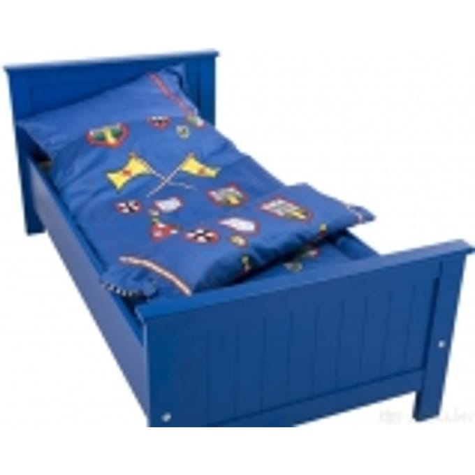 Coming Kids Heroes - Dekbedovertrek 140x200 cm - Blauw