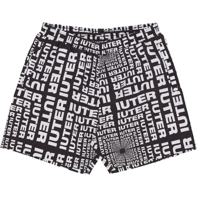 Optical Swimtrunks Zwarte zwemshort voor heren