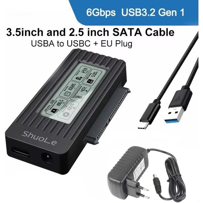 USB 3.2 3.0 naar SATA IDE Harde Schijf Adapter Converter Kabel voor 3.5 2.5 Inch SSD HDD Harde Schijf Externe adapter voor Laptop PC