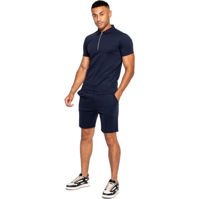 Enzo | Heren Polo Trainingspak Set - Navy