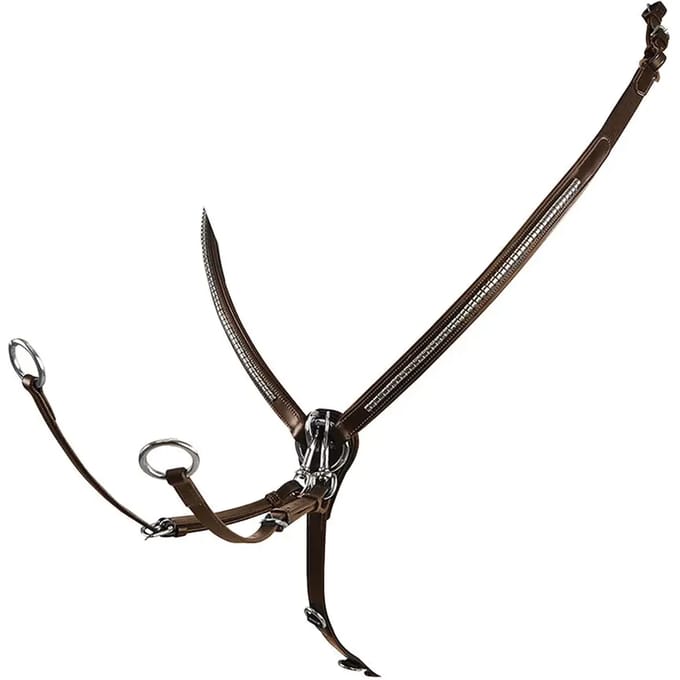 Lederen jachtcollier Equestro