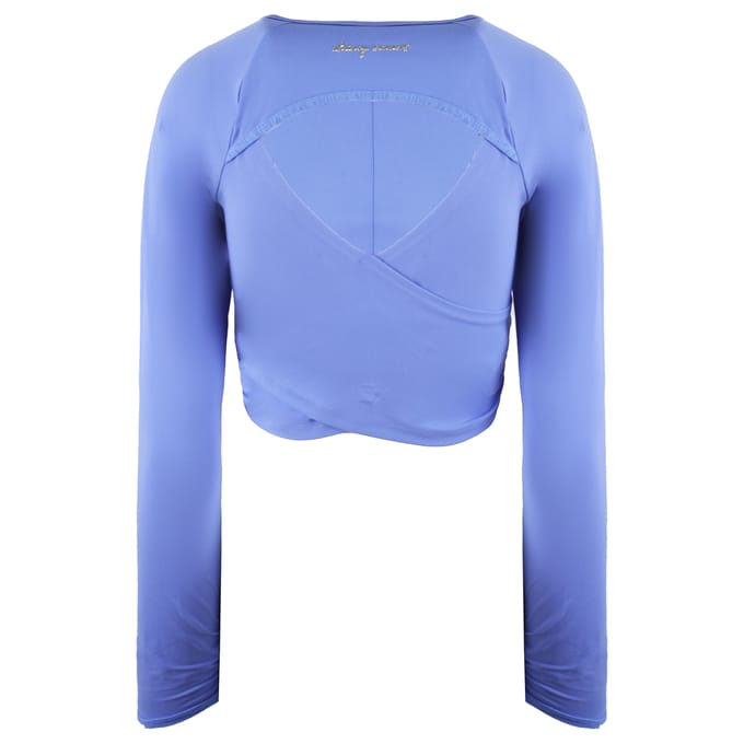 Gymshark Whitney Simmons Womens Blauwe Gewatteerde Top