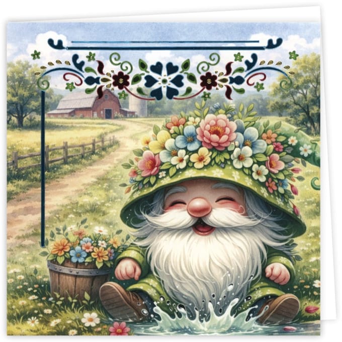 Hobbydots Cards 40 - Happy Gnomes