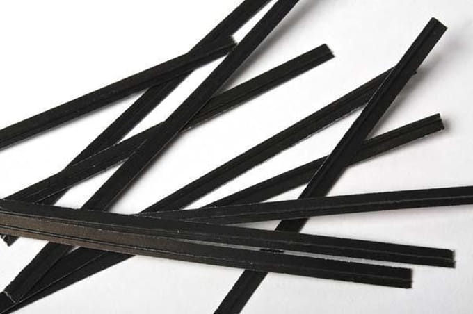 Bindstrips 15,2x0,4cm Papier Zwart (1000 stuks)