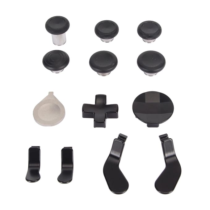 Vervangende Thumbsticks Kit Gevoelige Magnetische Metalen Thumbsticks voor Xbox One Elite Series 2 Zwart zwart