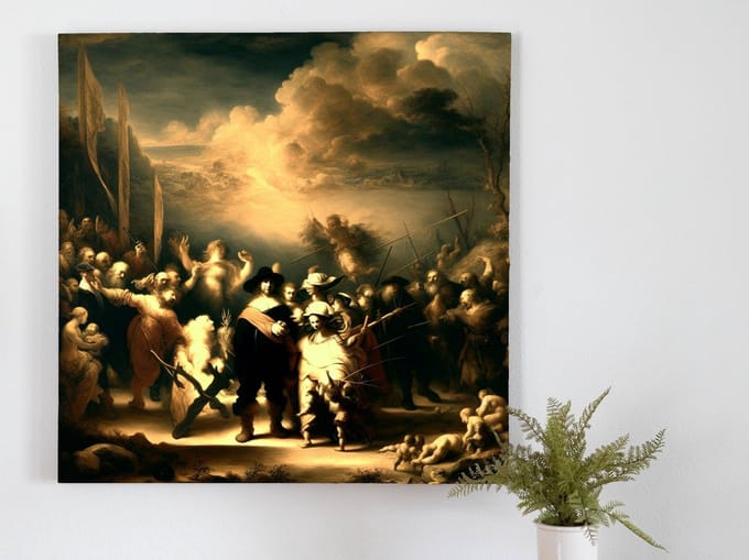 Kunstprint | Wanddecoratie | Dibond | 30 × 30 cm