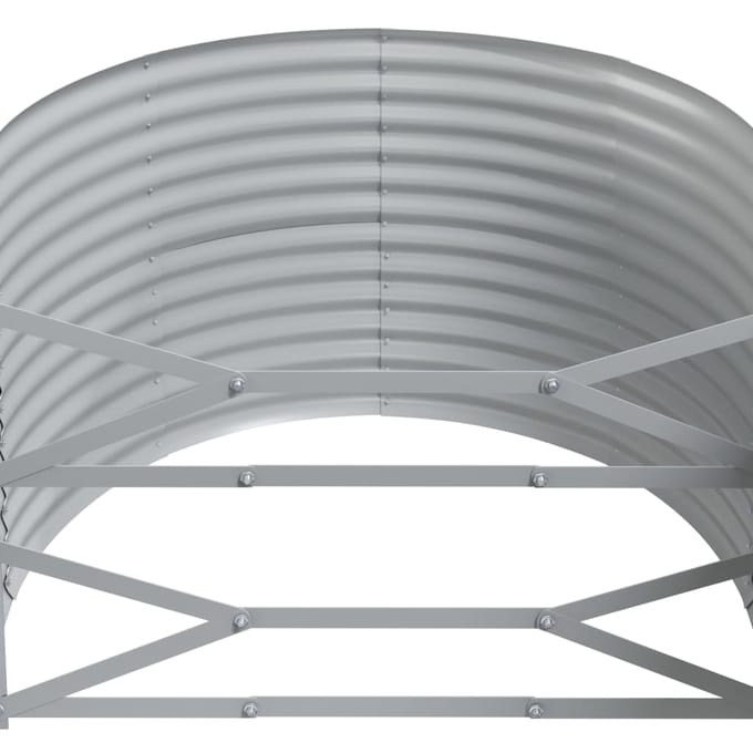 vidaXL - Plantenbak - 175x100x68 - cm - gegalvaniseerd - staal - groen