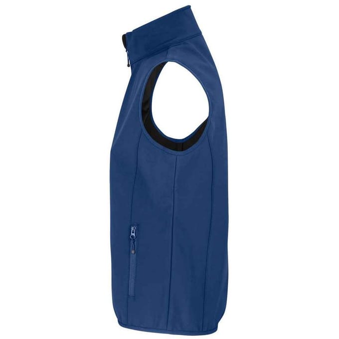 SOLS Dames/dames Falcon Softshell gerecyclede bodywarmer (Afgrond blauw)