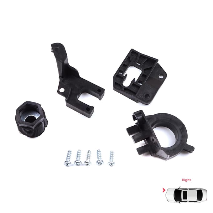 BHL567-2 Support de réparation de support de phare Ensemble de languettes côté droit pour A4 B9 8W 8W5 8WD 8W2 8WC 2016-On 8W0998122