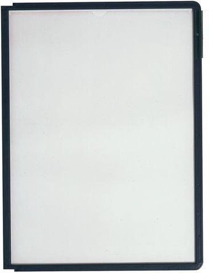 Durable Zichtpaneel Sherpa® Zwart (doos 2 x 5 stuks)