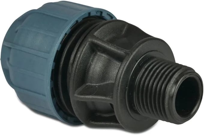 Tyleen aansluitstuk buiten 1/2 x 20mm x 10 bar 1 stuk Deltafix