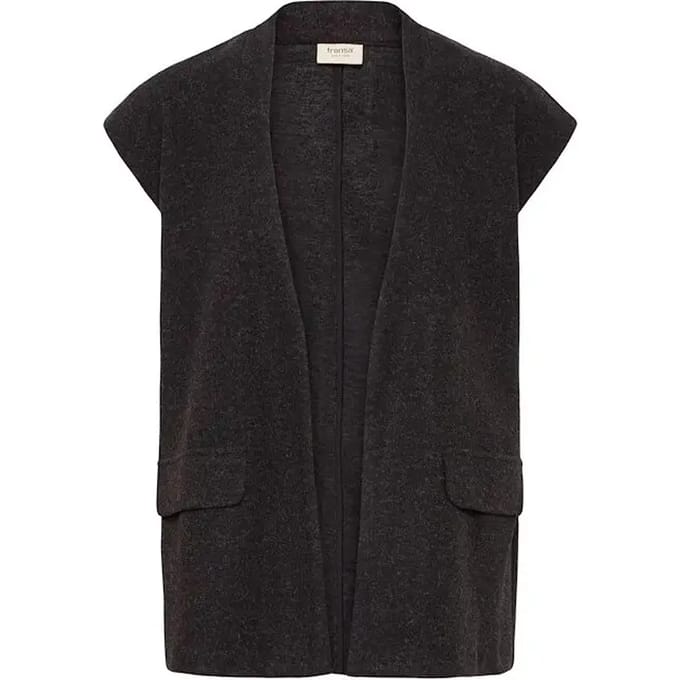 Dames sleeveless cardigan fransa Minta 1
