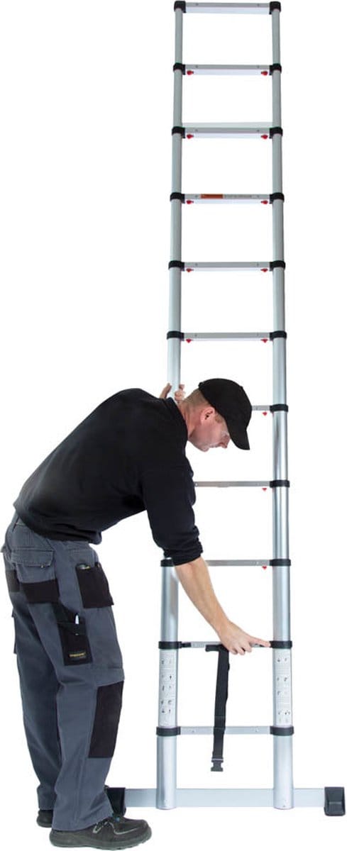 Greybrand Telescoopladder 3,20 meter softclose - treden