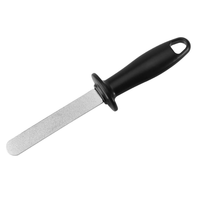 Couteau de cuisine portatif double face multifonctionnel Outils de coupe Aiguiseur Pierre à aiguiser