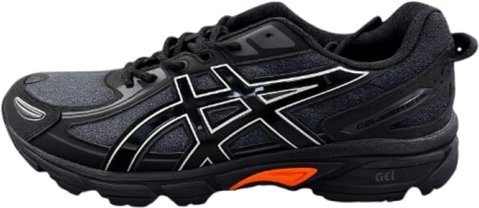 Asics GEL-VENTURE 6 | Unisex | Black/Shocking Orange maat 42.5