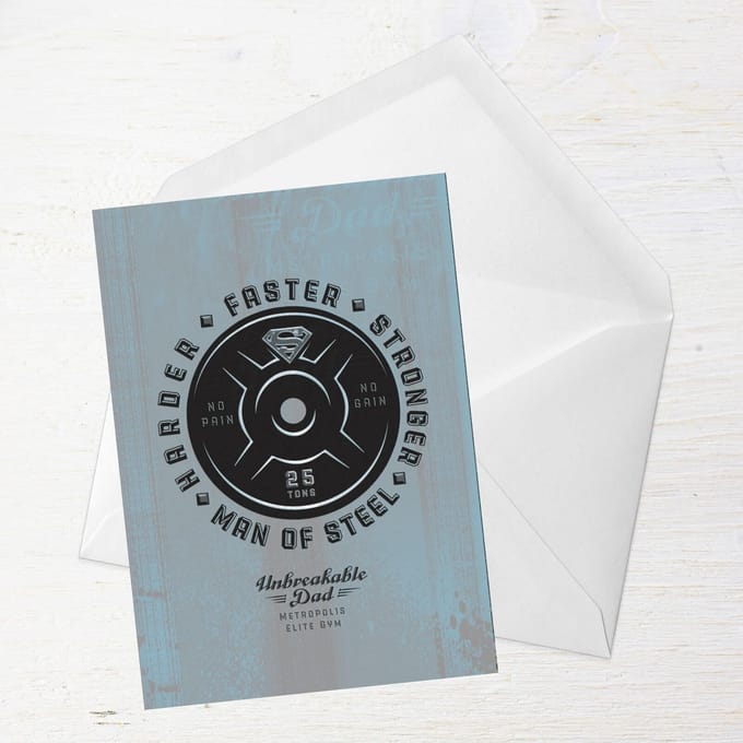 Superman Fathers Day Greetings Card - Giant Card