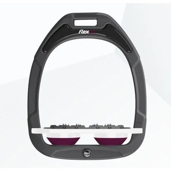 Platte Ultra Grip Steigeren Antraciet/Wit/Pruim Flex-On Green Composite