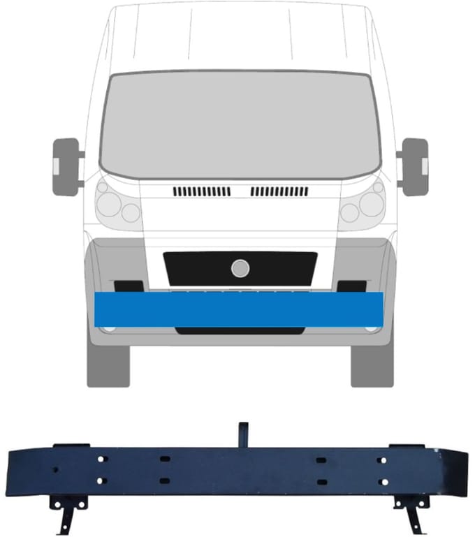 Versterking voorbumper / balk voor Citroen Jumper 2006-2014