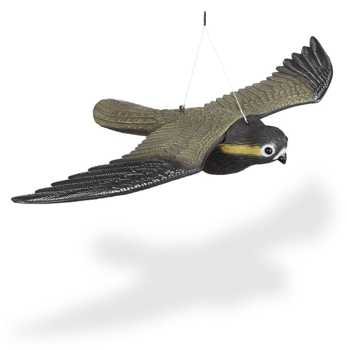 2 x vogelverschrikker vliegende valk - tuindecoratie - vogelwering - verjagen