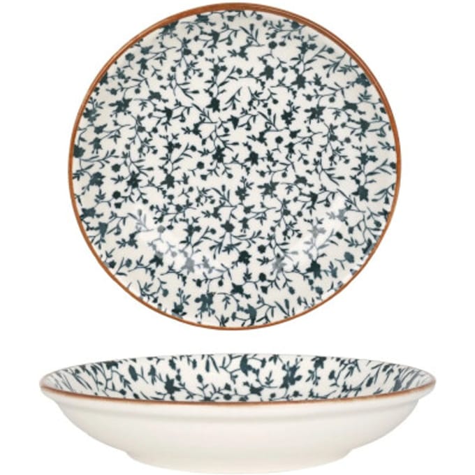 Bonna Diepbord - Calif - Porselein - 20 cm (500cc) - set van 6
