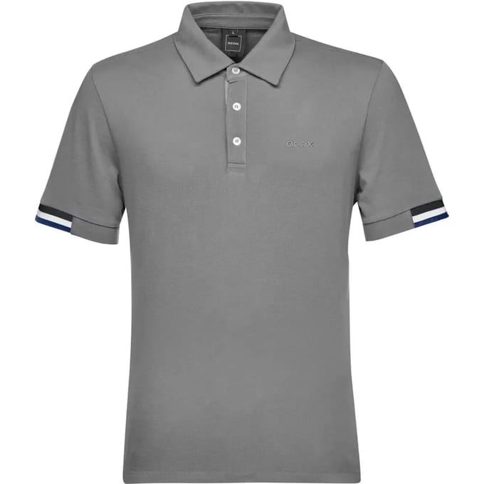 Geox Piquet 2 Korte Mouw Poloshirt Grijs 2XL Man