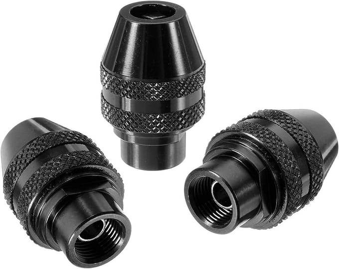 3Pcs Multi Quick Change Keyless Chuck voor Dremel Rotary Gereedschap