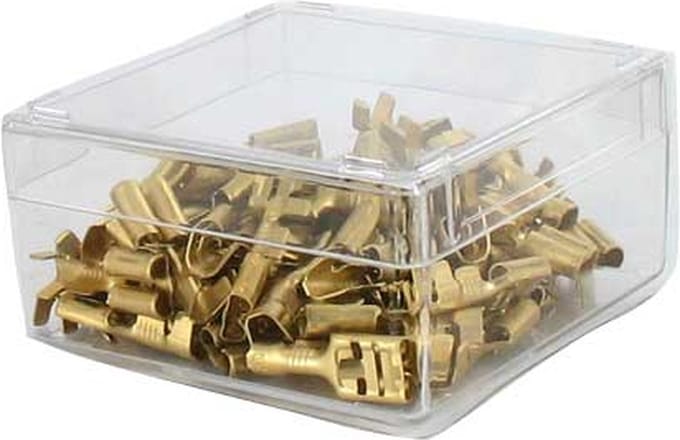Kabelschoen 6.3x0.8 mm 50 stuks box